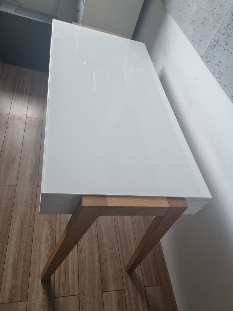 Biurko VOX Concept II drewno biały grafit 120