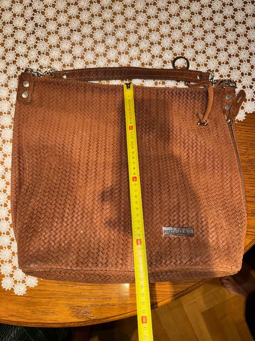 Skórzana torebka damska Vittoria Gotti XL