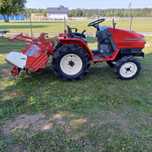 Traktor ogrodowy ciągnik Yanmar KE2  4x4  ZESTAW
