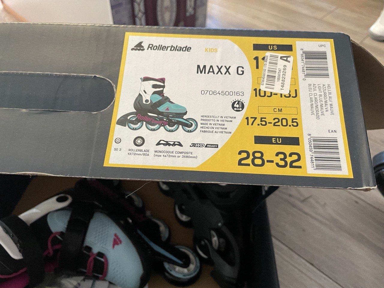 Rolki Rollerblade maxx G , rozmiar 28-32.