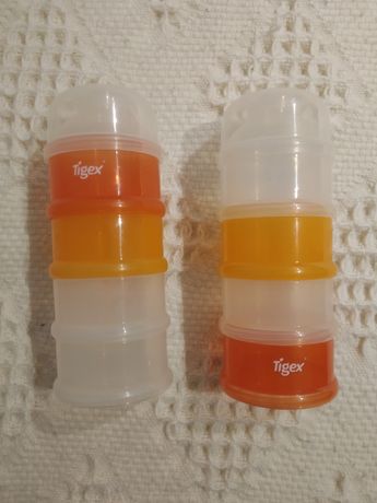 2 Conjuntos de doseadores de leite em pó Tigex