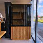 Witryna debowa, loft, nowoczesna
