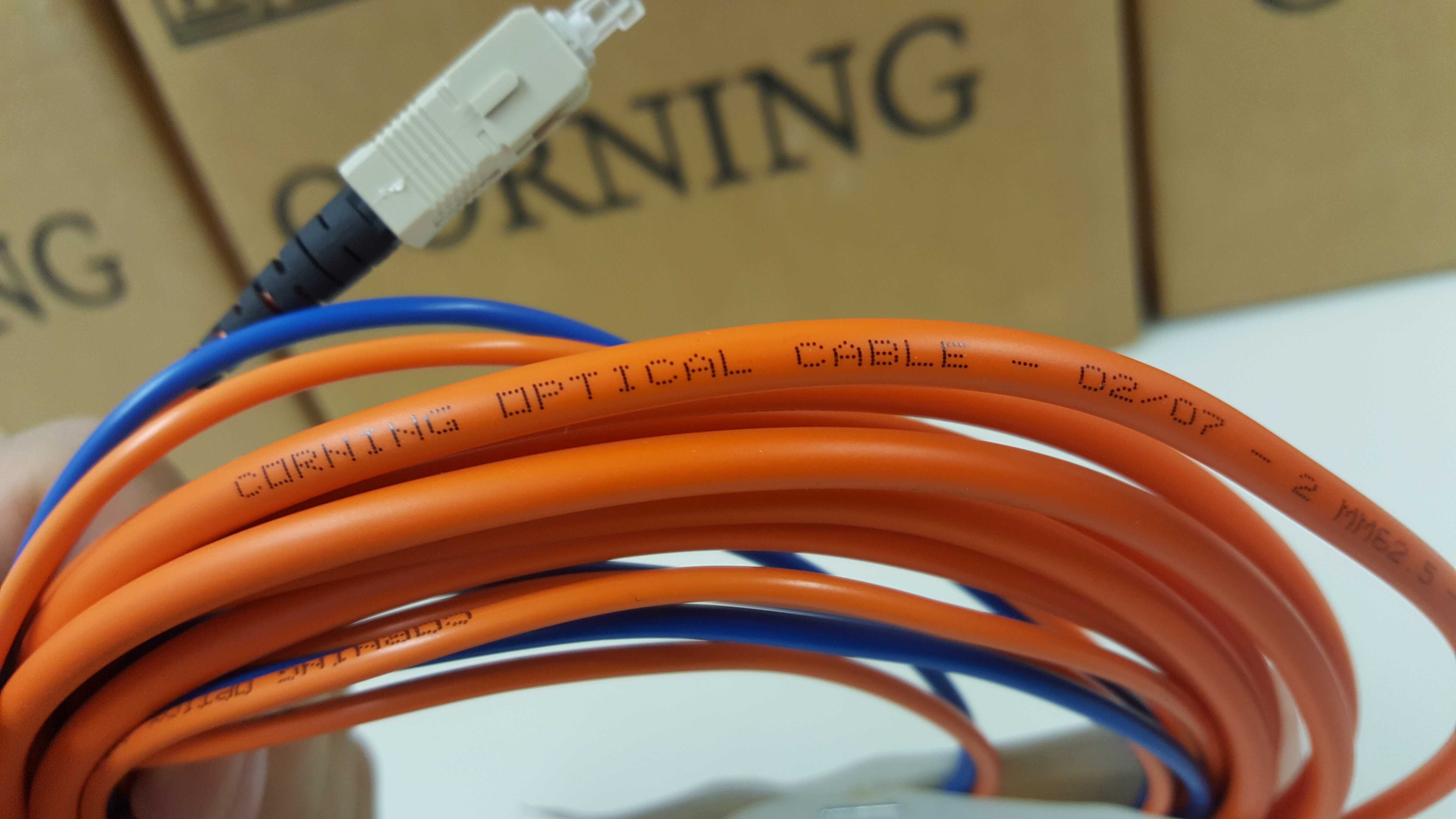 Patchcord optyczny SC CORNING wielomodowy SCPC/SCPC kabel