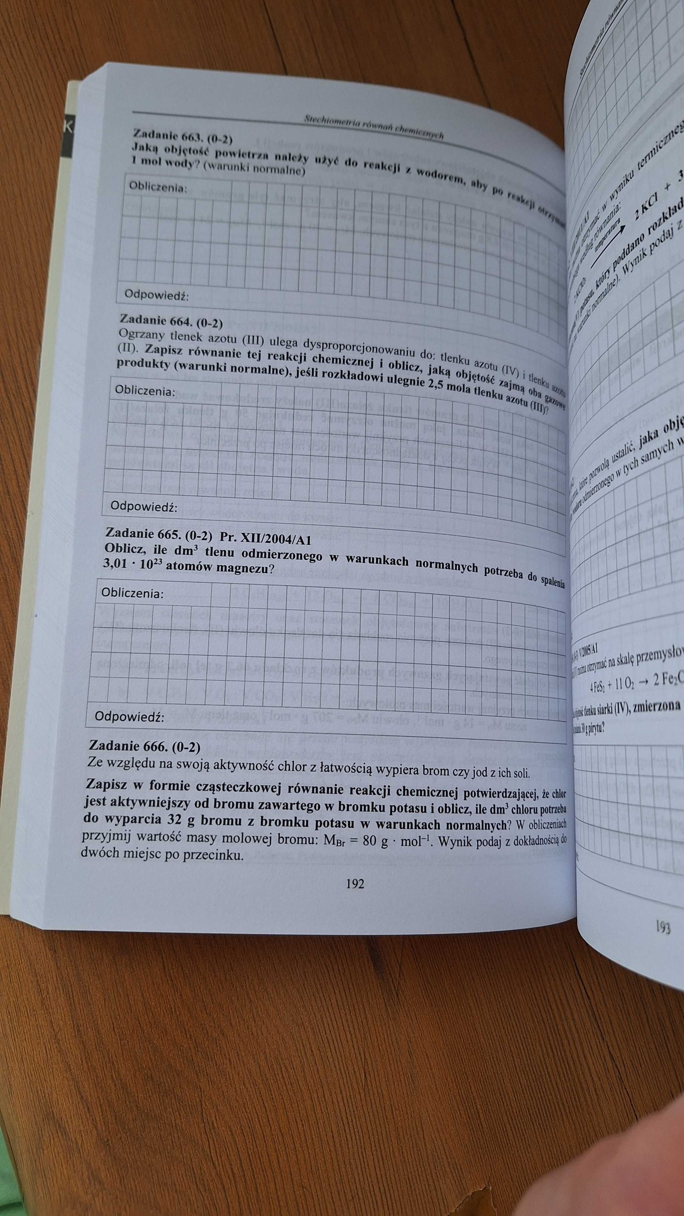 Ksiązki do nauki przed maturą biologia i chemia