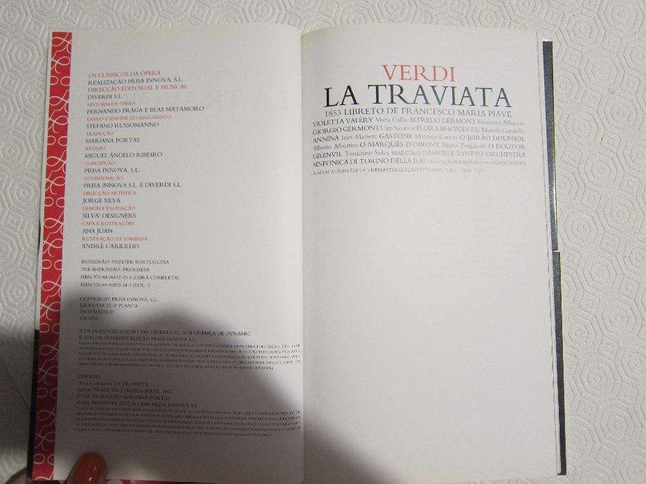 Verdi La Traviata - Os Clássicos da Ópera 400 anos - Livro e CD Duplo