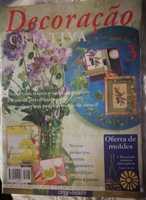 3 Revistas Antigas de "Decoração Criativa" 1995