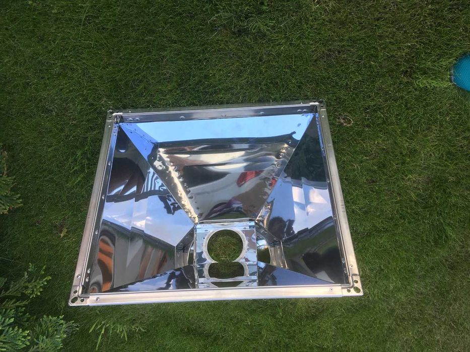 okap przemysłowy ze stali nierdzewnej, wyciąg 50x45