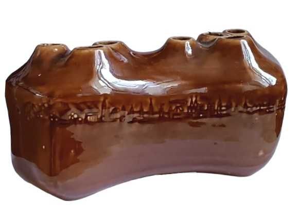 Wazon ceramika Ikebana ,, Panorama'' Bolesławiec