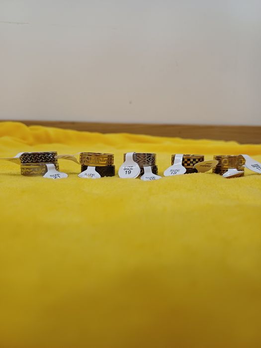 Conjunto de 10 anéis