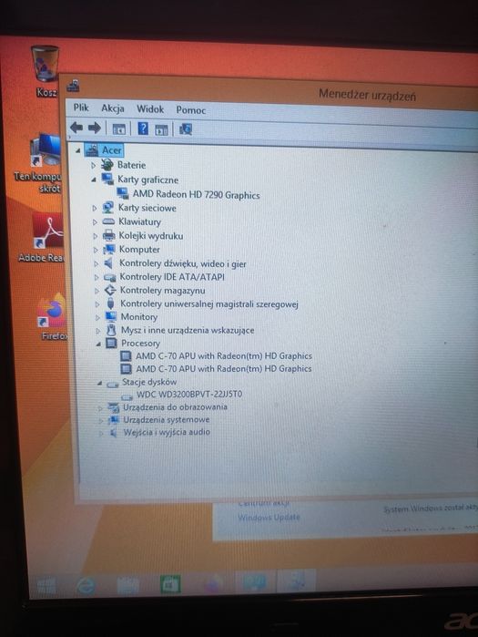 Laptop Acer Aspire V5-121 win 8, hdd 320gb, ram 2gb