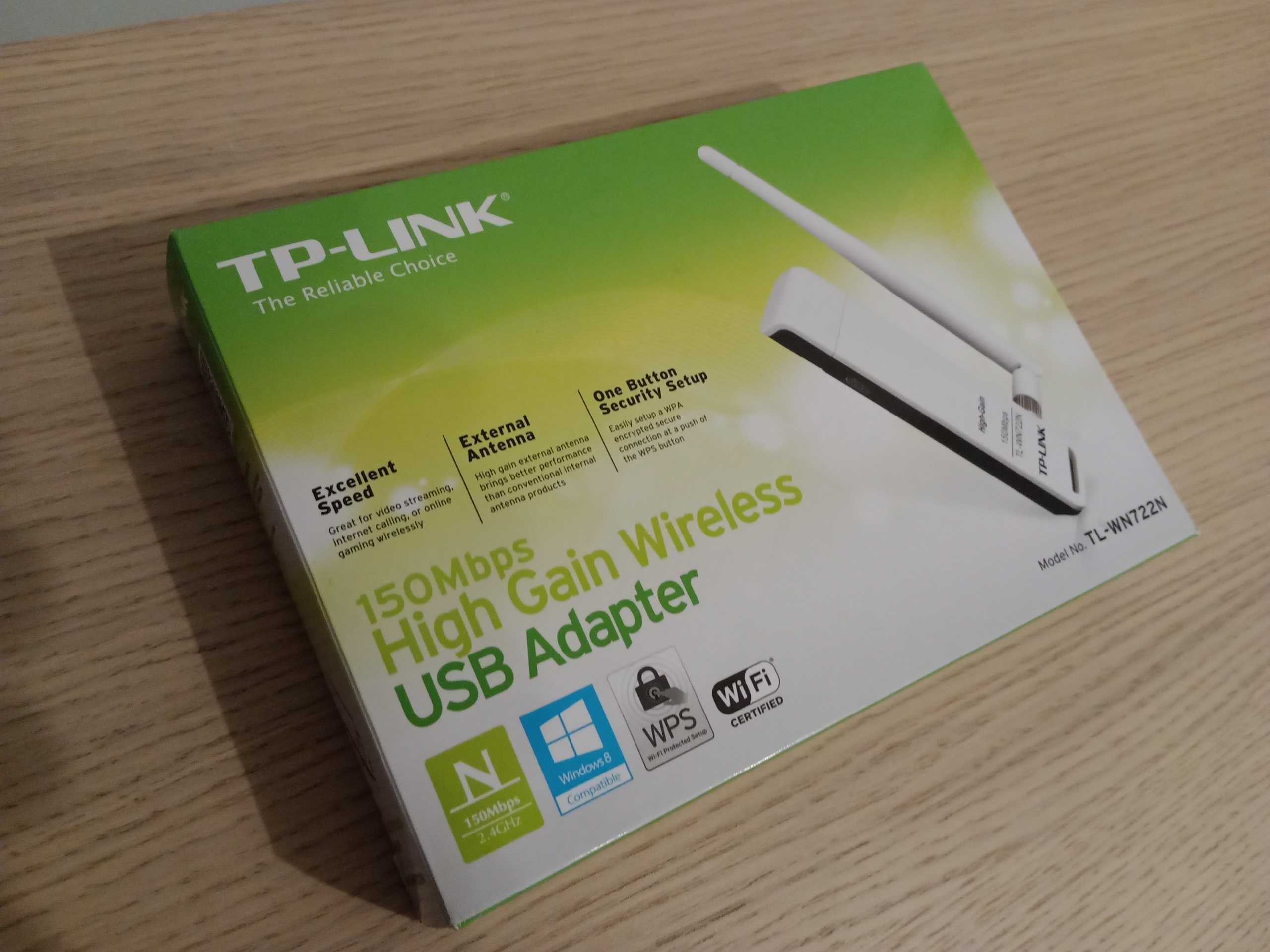 TP-Link TL-WN722N Karta sieciowa usb WIFI 150Mbps do internetu