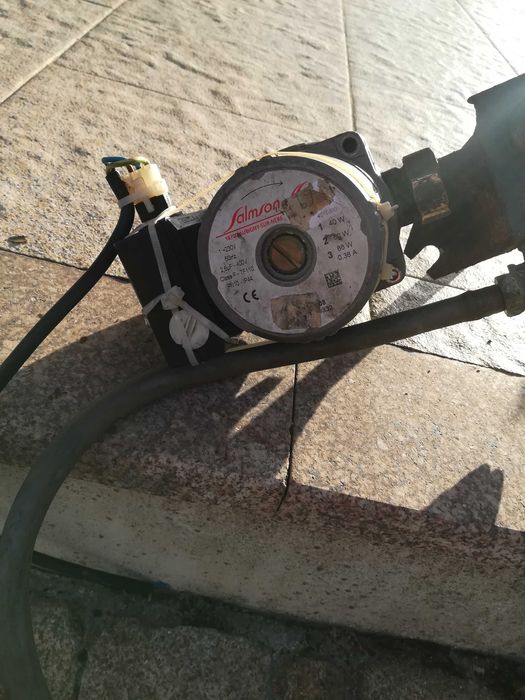 Material para caldeira domusa motor, bomba circulatória e estação de