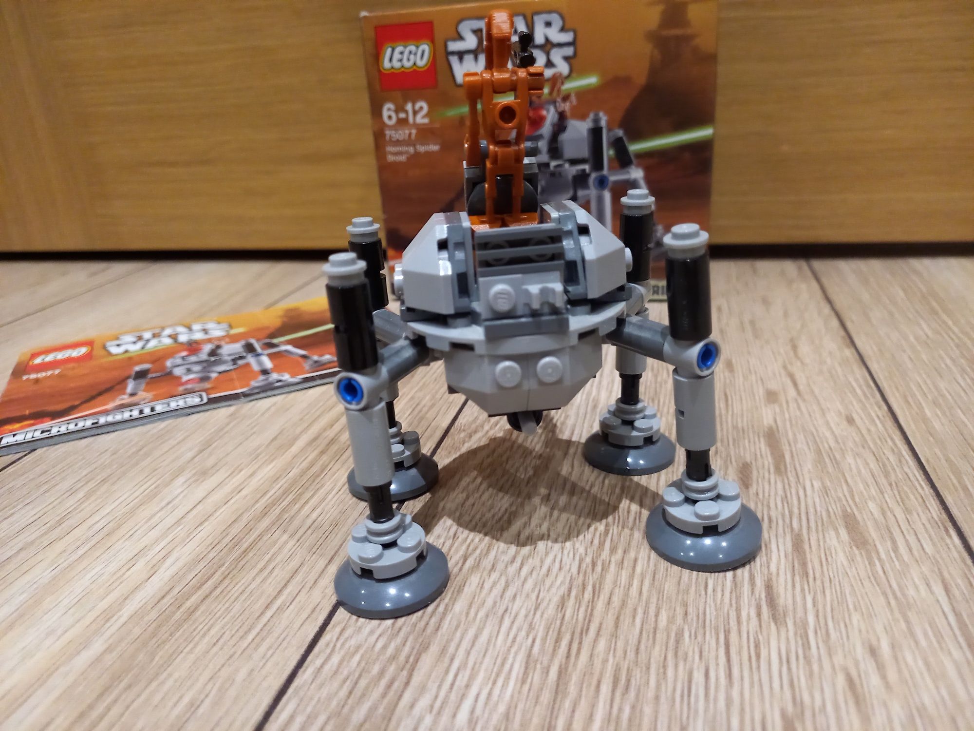 LEGO Star Wars 75077 Homing Spider Droid -Droid-pająk 2015 r. Jak nowy