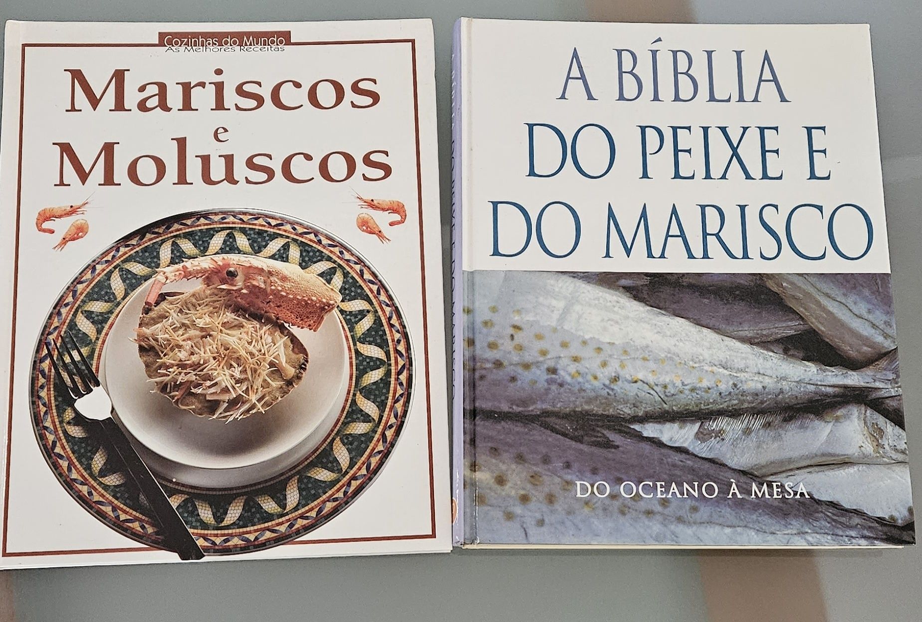 Livros receitas peixe e mariscos