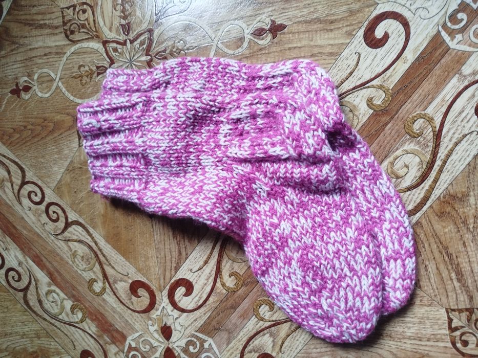 Skarpety wełniane kolorowe