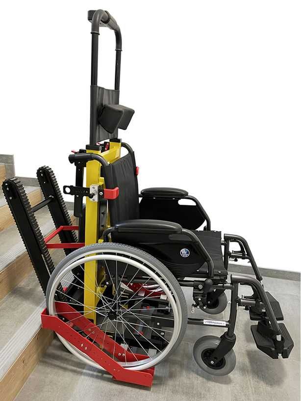 Schodołaz gąsiennicowy na wózek inwalidzki. HLD02, Dofinansowanie.