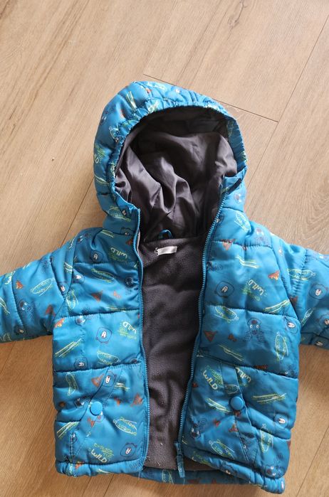 Komplet kurtka zimowa i spodnie rozmiar 80