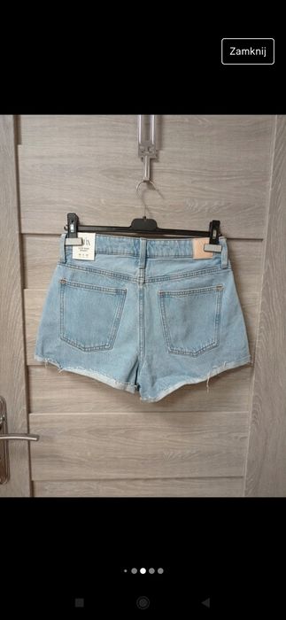 Szorty jeansowe Zara