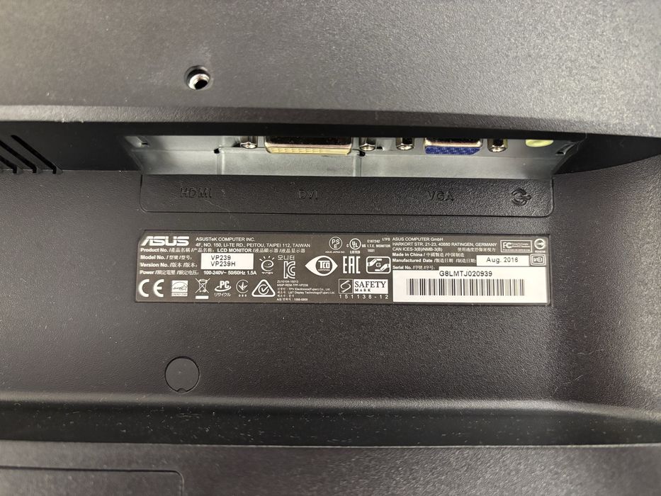 2 monitores Asus Modelo VP239H