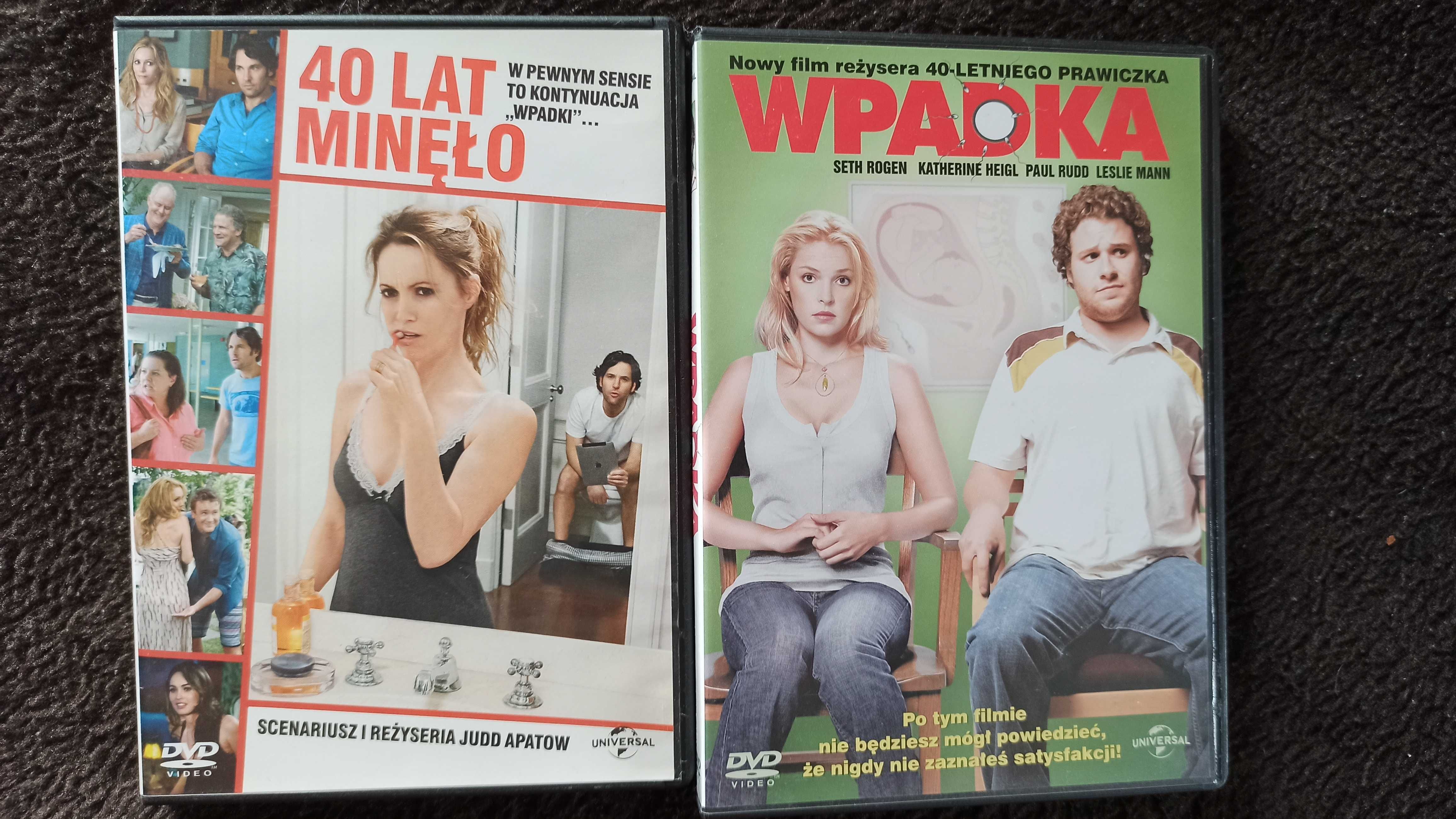 DVD x 2 - 2 części Super Komedii - Wpadka oraz 40 lat minęło - całość