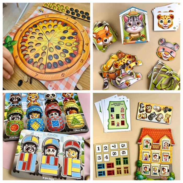 Деревяні розвиваючі іграшки ігри Деревянные развивающие игрушки игры