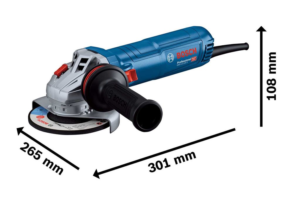 Bosch GWS 12-125 S szlifierka kątowa 1200W 125 mm