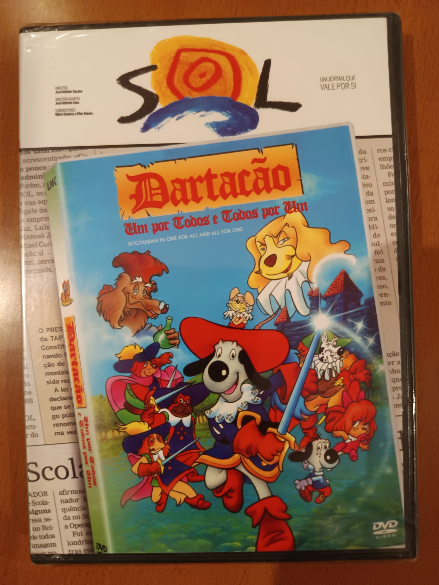 DVD Dartacão um por todos e todos por um