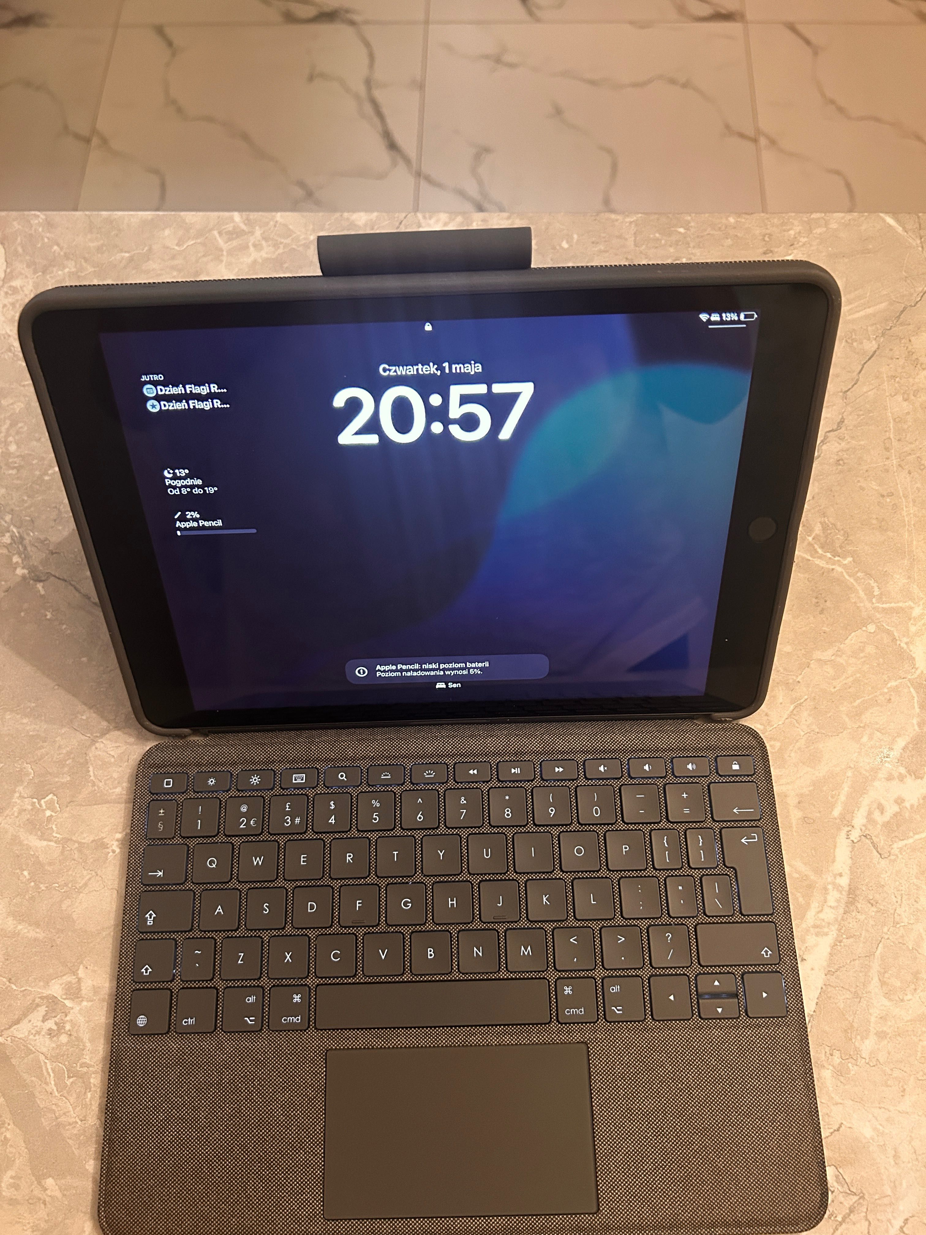 Etui na iPad LOGITECH Combo Touch Szary Klawiatura