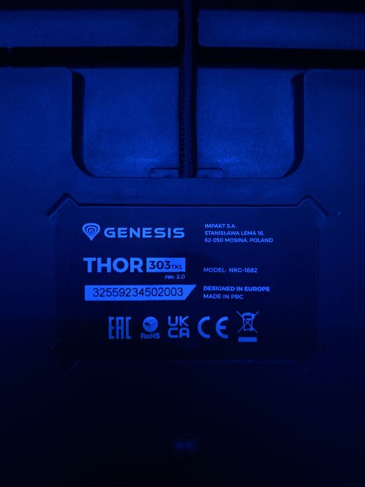 Klawiatura Genesis Thor 303 tkl