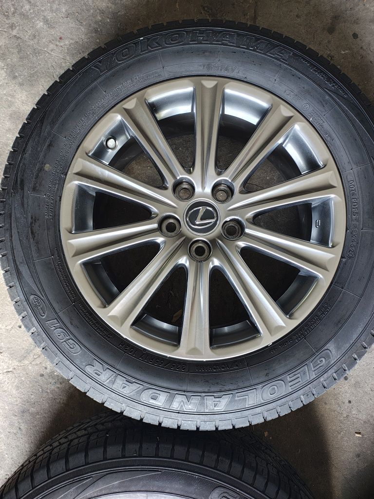 Koła felgi Lexus NX 17 cali opony Yokohama Geolandar 225/65r17