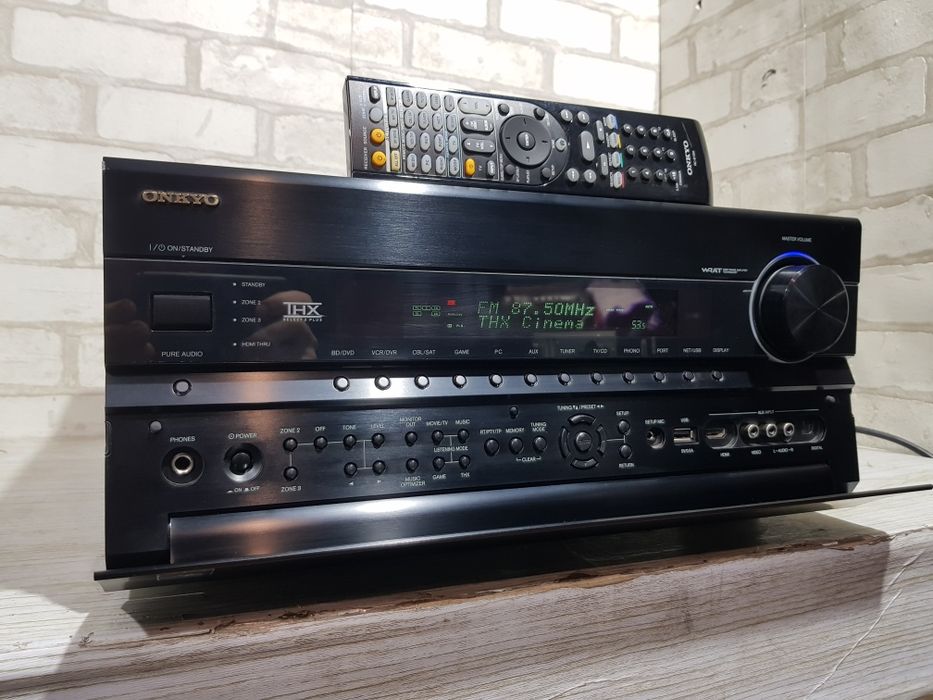 7.2 AV ресивер ONKYO TX-NR 808,*7x180 Вт,HDMI, LAN,3D, USB, б/у