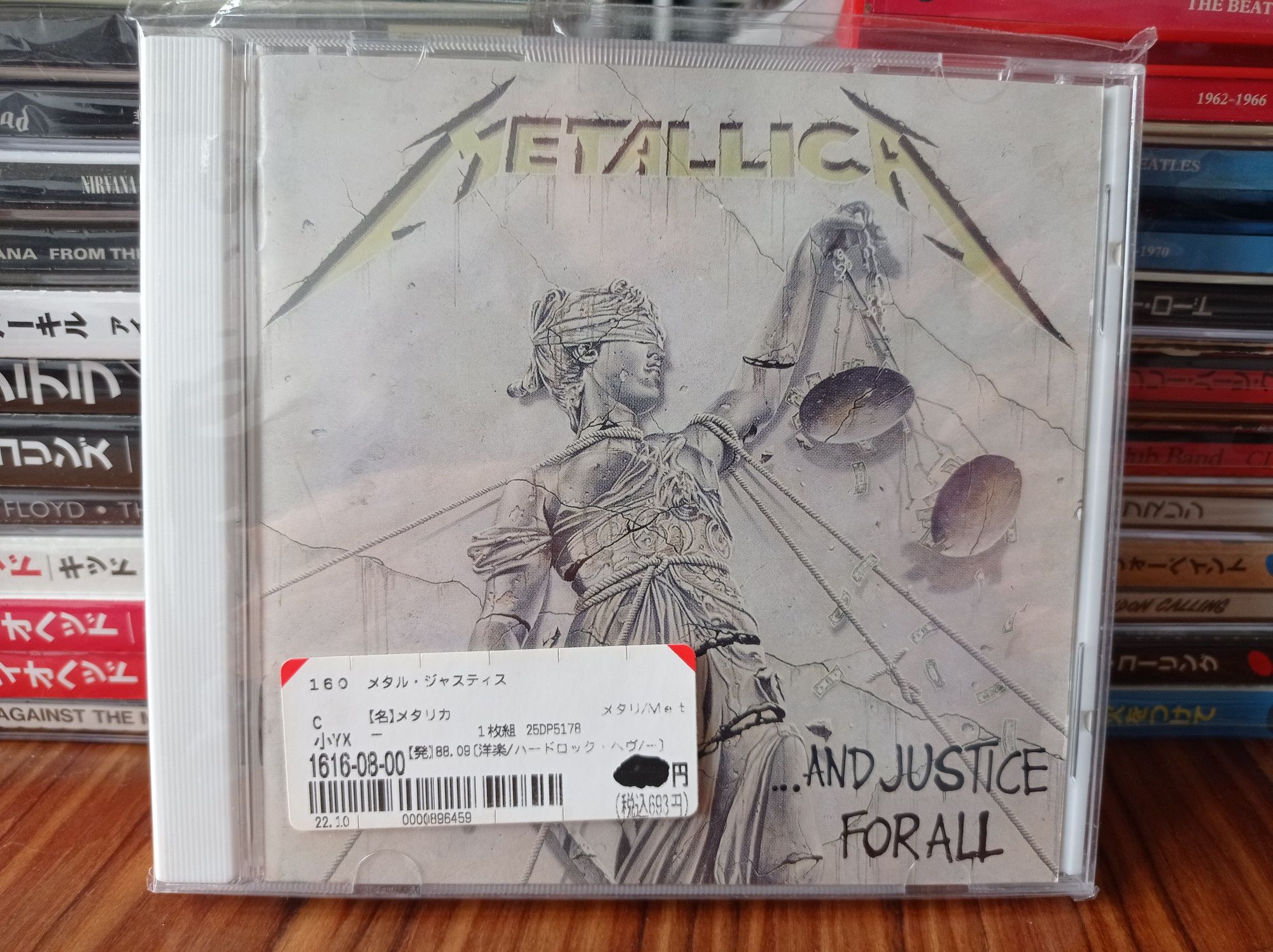 Płyta kompaktowa METALLICA And Justice for all oryginale wyd japońskie