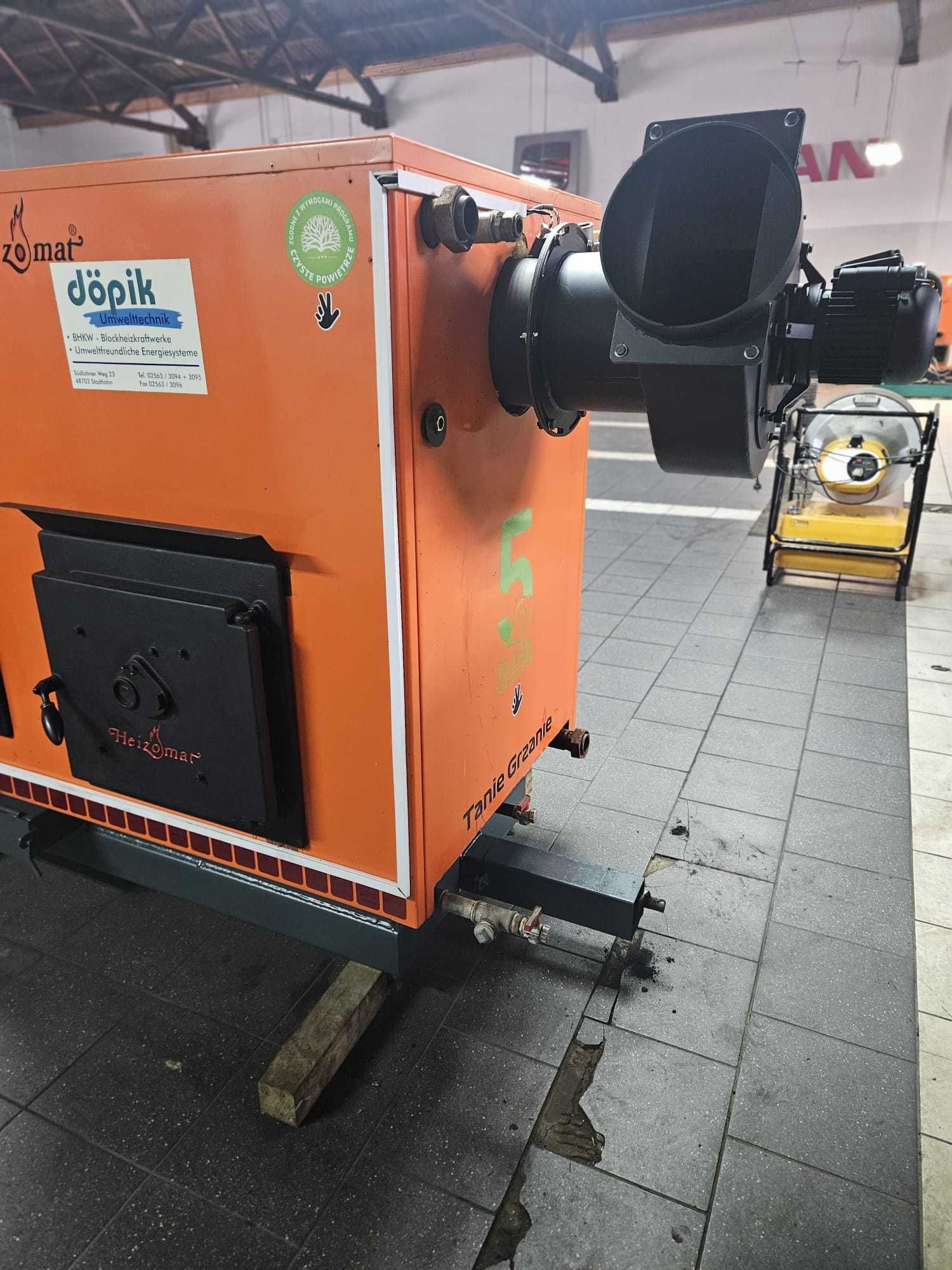 Piec na Trociny Zrębkę Pestka Wióra inne Biomasy Heizomat 100kw