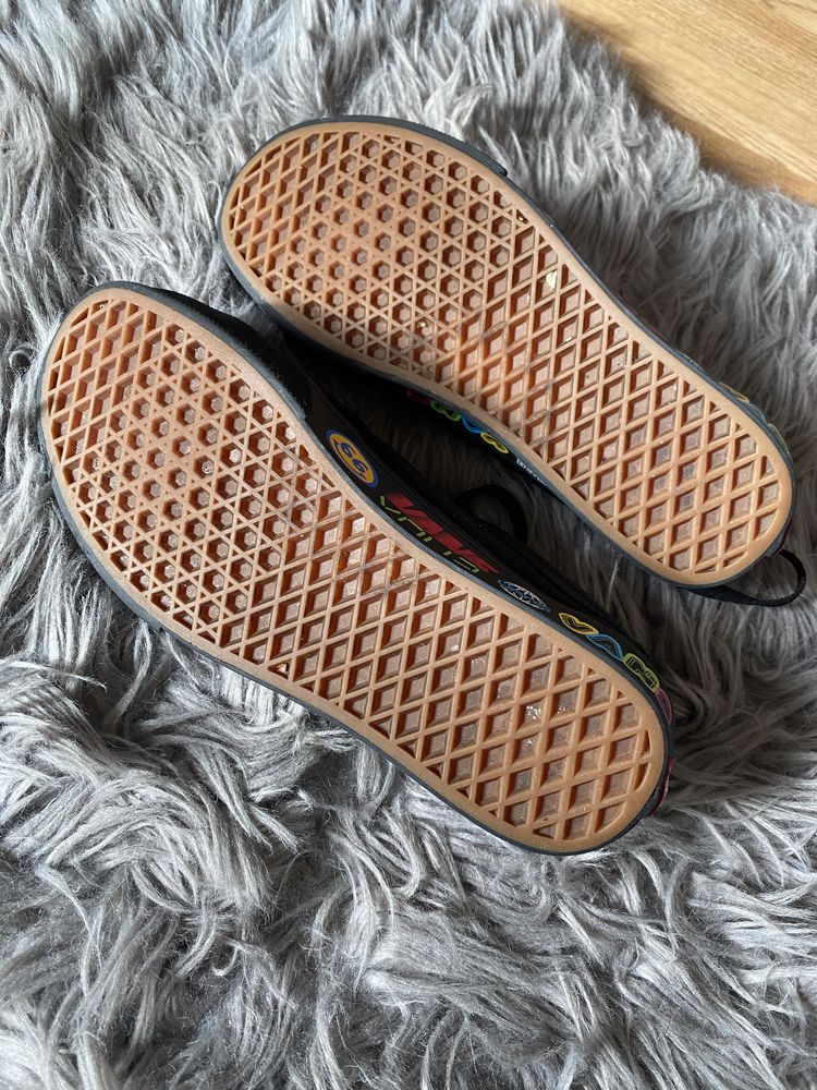 Trampki Vans kolorowe printy na gumie r.39