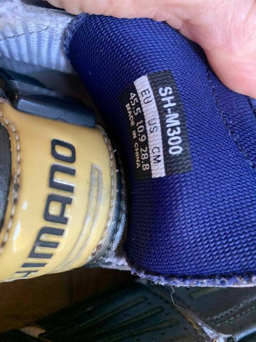 Buty rowerowe Shimano SPD SH-M300 rozmiar 45 – z blokami