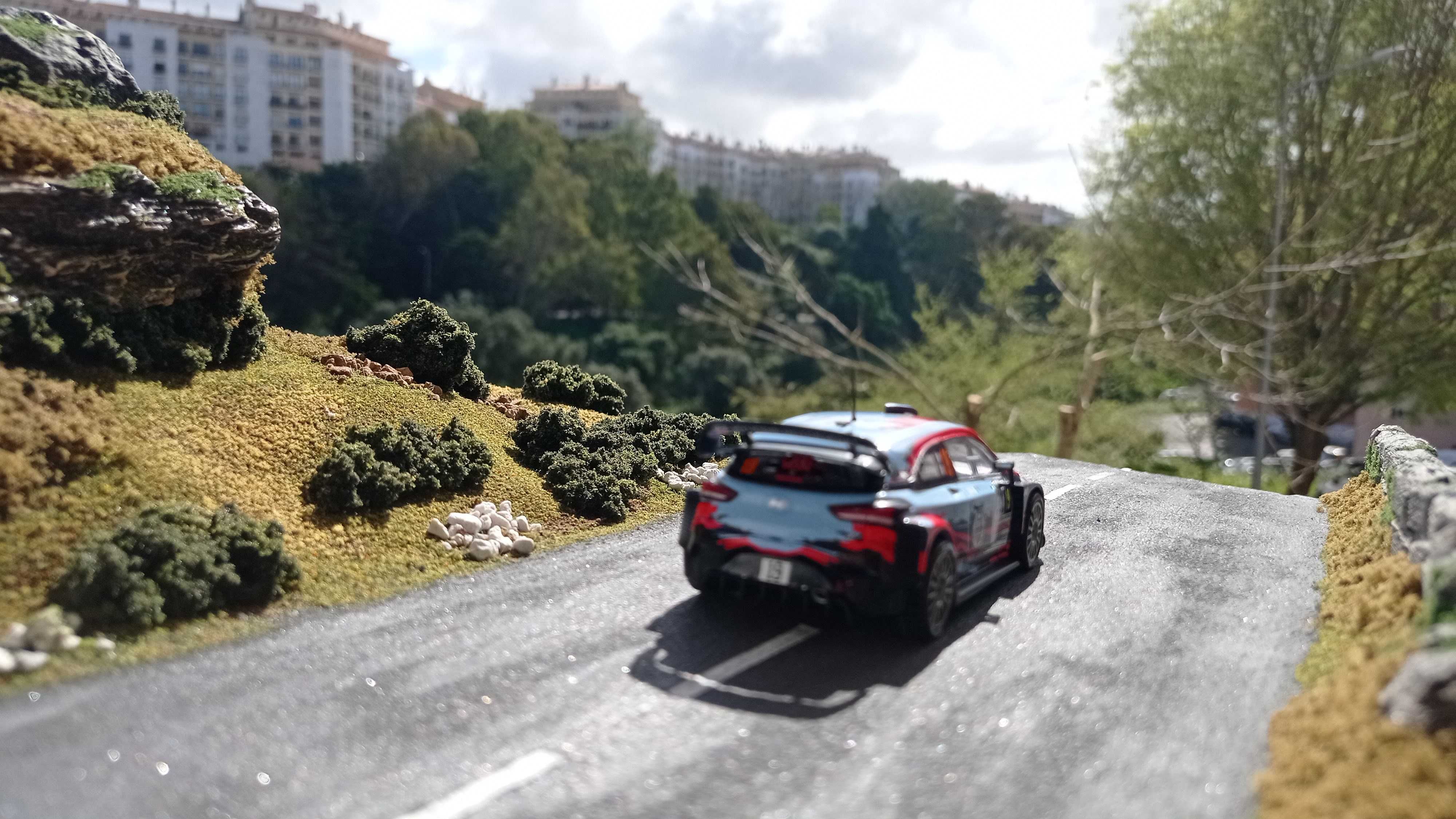 Diorama Rallye Córsega 1/43