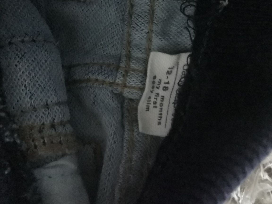 Spodnie jeansowe jeans chłopiec 80 Baby Gap