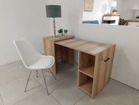 Smart – Biurko Rozsuwane 41–132 cm Dąb Grand Naturalny