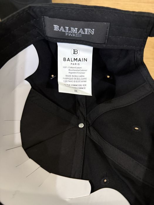 Кепка Balmain new collection чорна