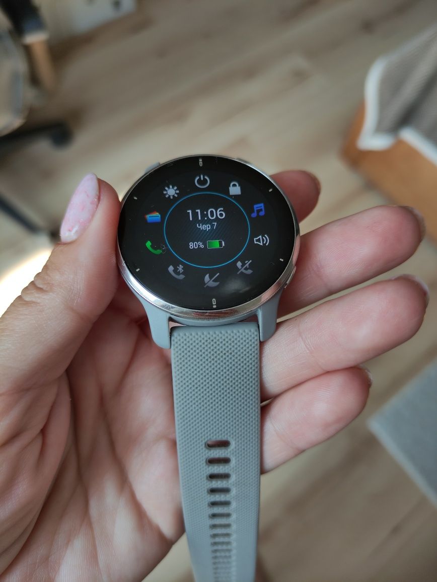 Годинник Garmin Venu 2 plus сірий