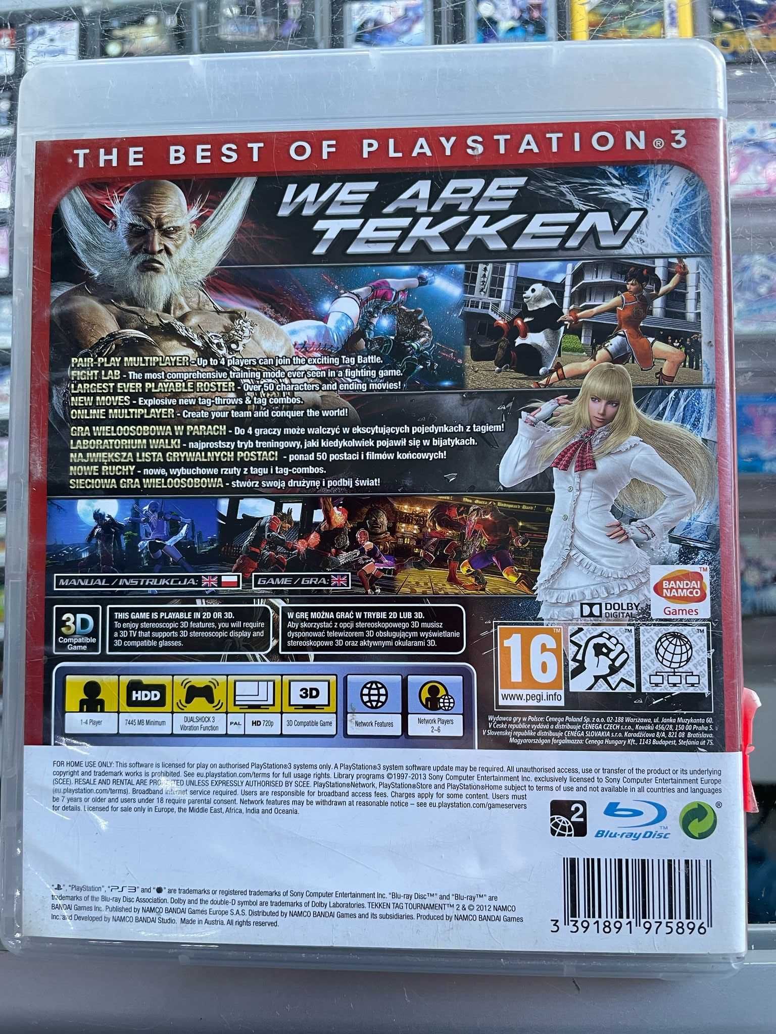 Playstation 3 - Tekken Tag Turnament 2 - Wolumen - Metro Wawrzyszew