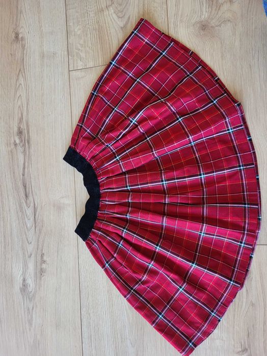 spódnica czerwona w kratkę rozmiar 146 destination