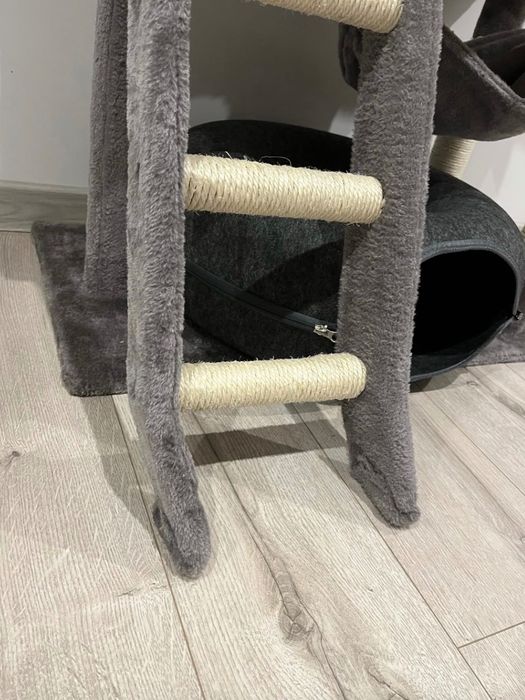 Drapak Kota Stabilny Domek Legowisko Hamak 4 Poziomy NOWY dużo kolorów