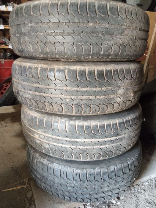 Koła 14" 4x100 opony 175/65R14 Kleber letnie komplet Renault