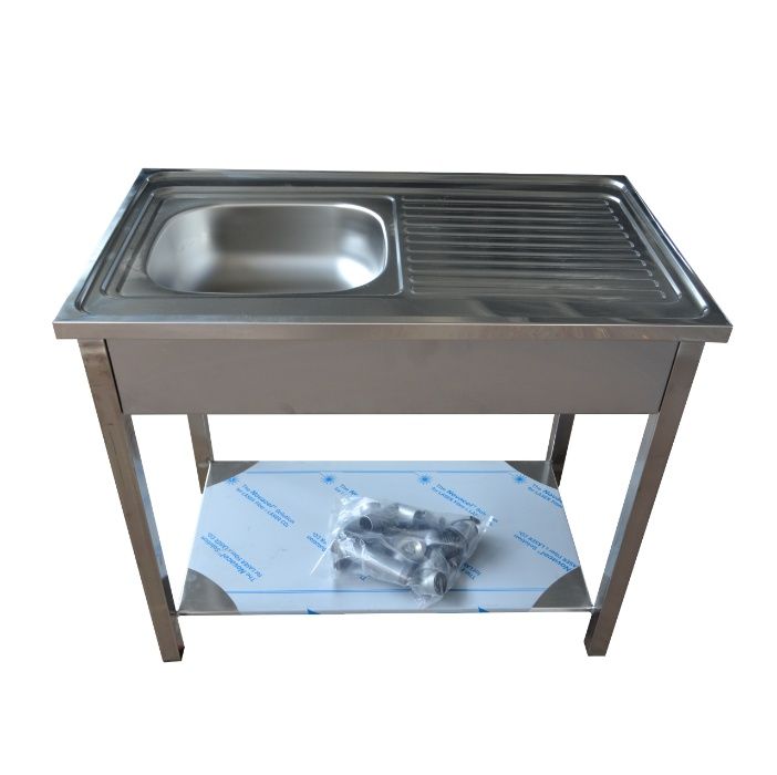 Zlew 800x600x850 jedno/dwukomorowy Stół ze zlewem Zlewozmywak