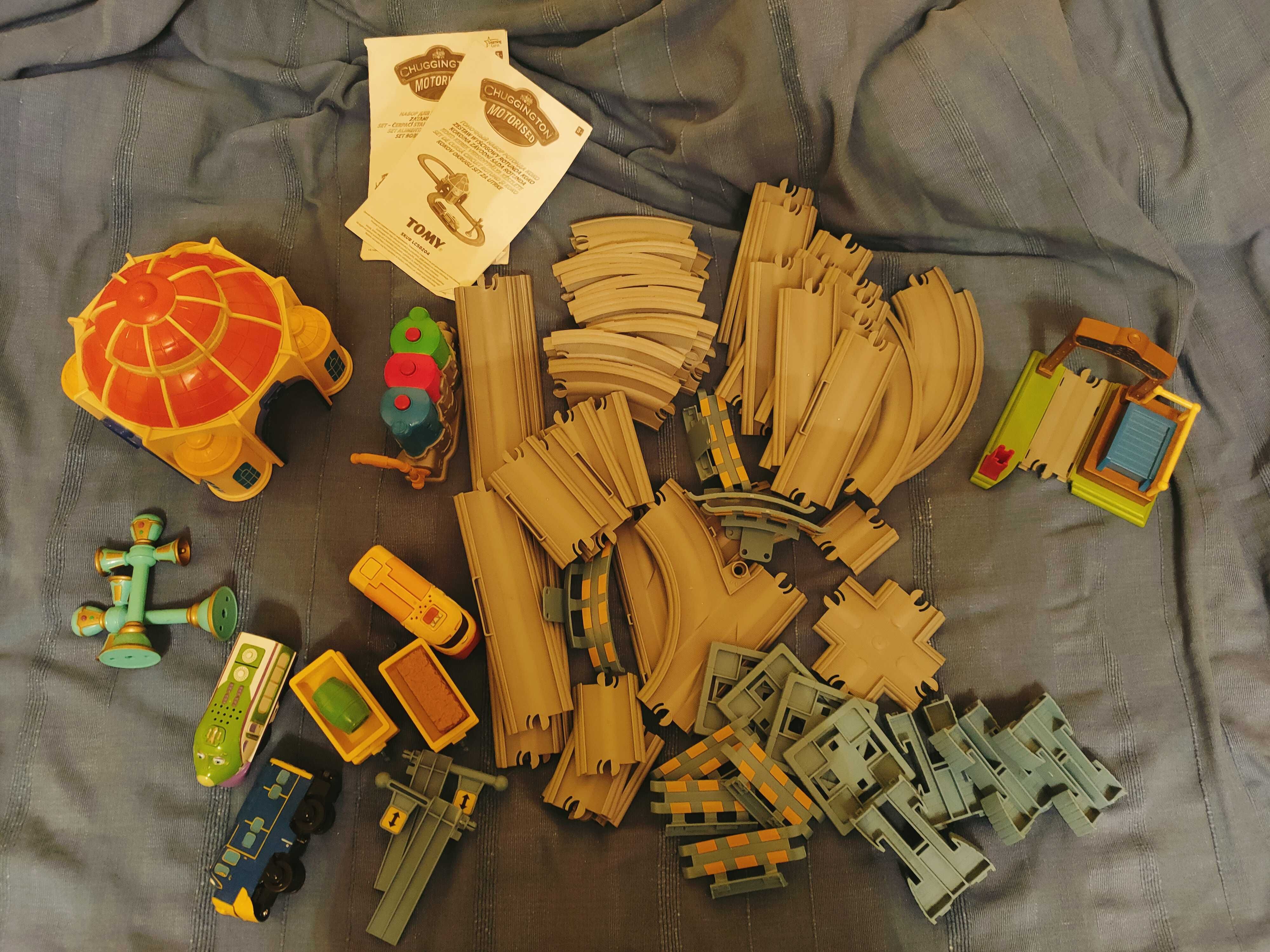 Chuggington trzy duże zestawy Stacyjkowo