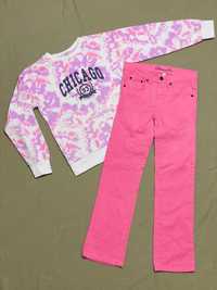 Набор одежды девочке 10-11 лет 146 см свитшот и джинсы