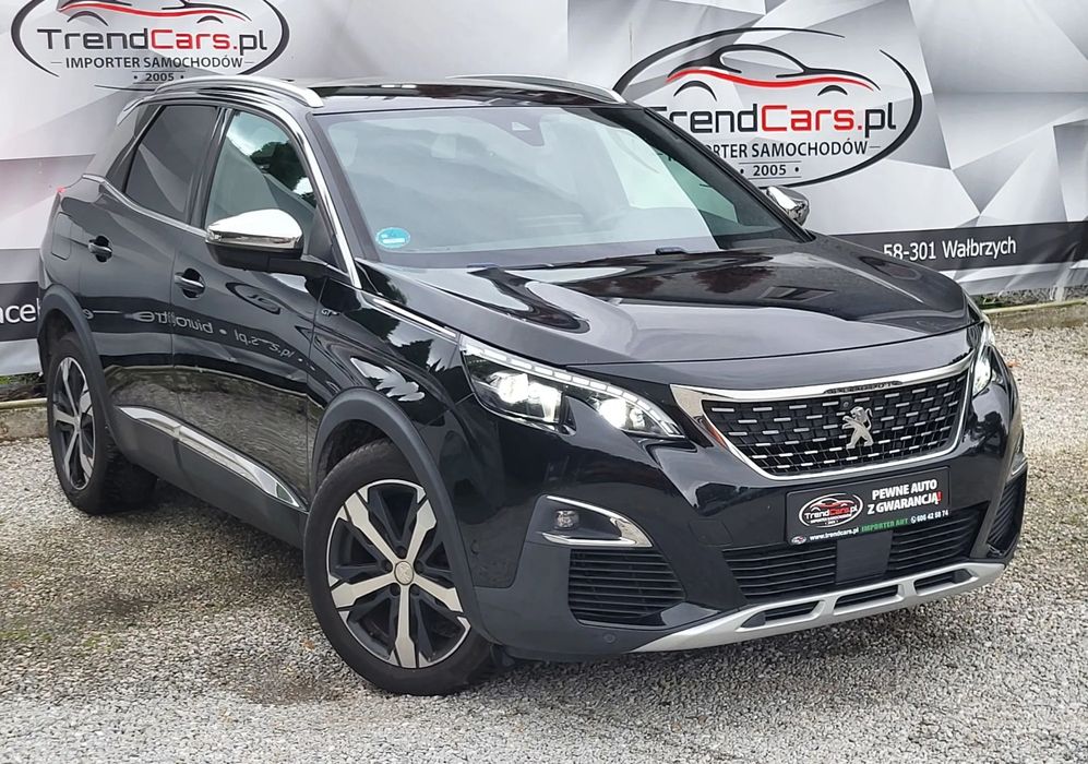 Peugeot 3008 2.0 180 KM Gt Line Navi Kamera automat bezwypadkowy serwis Gwarancja