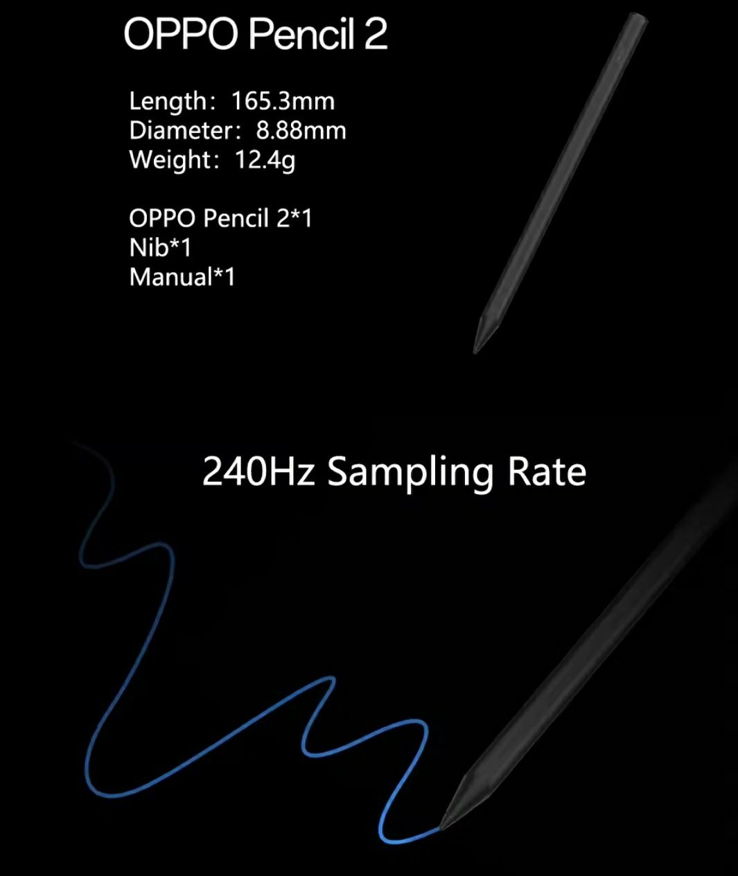 Фирменный стилус Oppo pencil 2 оригинальный