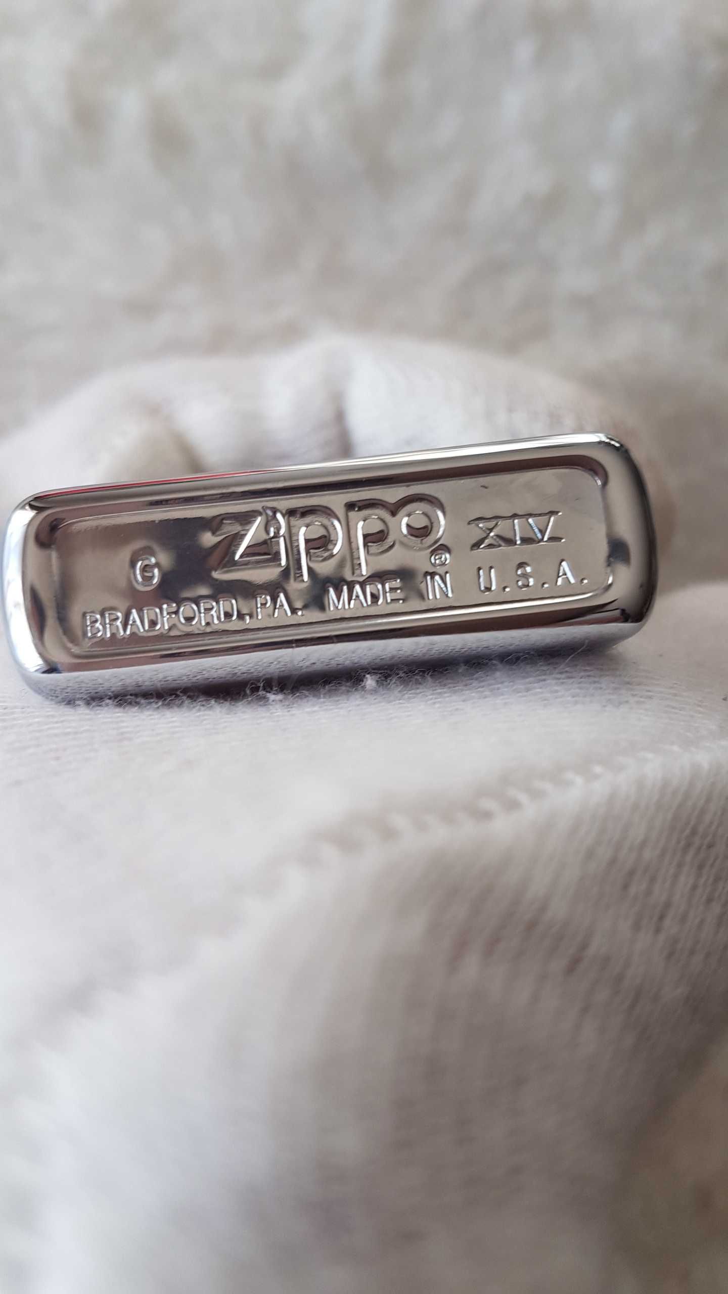 Zapalniczka Zippo. USS Nassau LHA4 1998r. Nowa